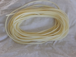 Plastic Tubing 6mm Cream x 20m